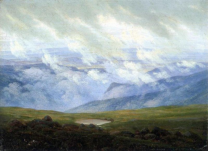 Caspar David Friedrich Drifting Clouds Sweden oil painting art